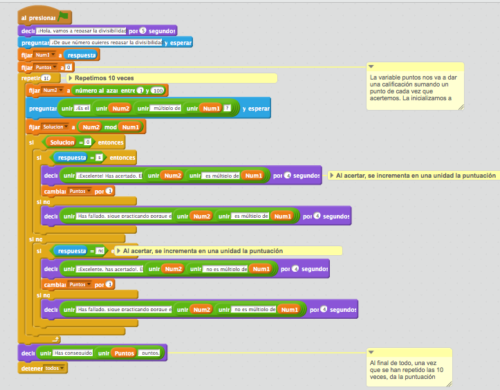 Código divisibilidad avanzado