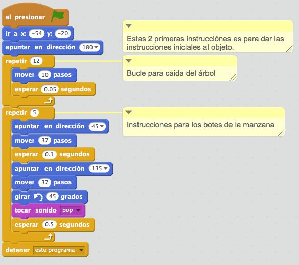 Solución programa abeja