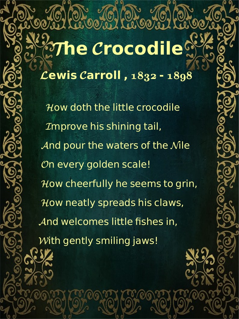 The crocodile