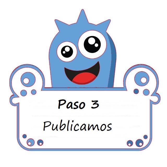 Paso 3, Publicamos