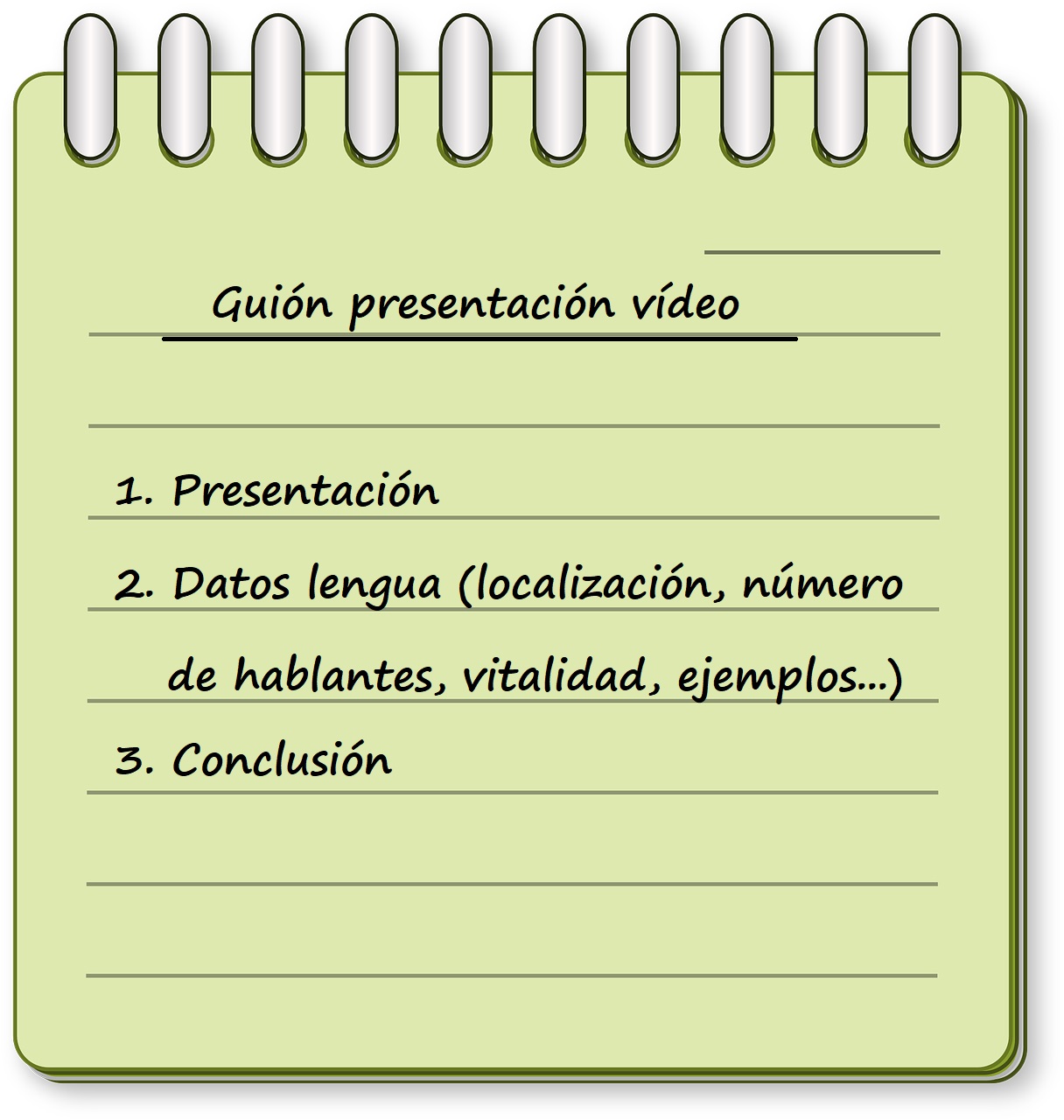 Guión presentación vídeo Guión presentación vídeo