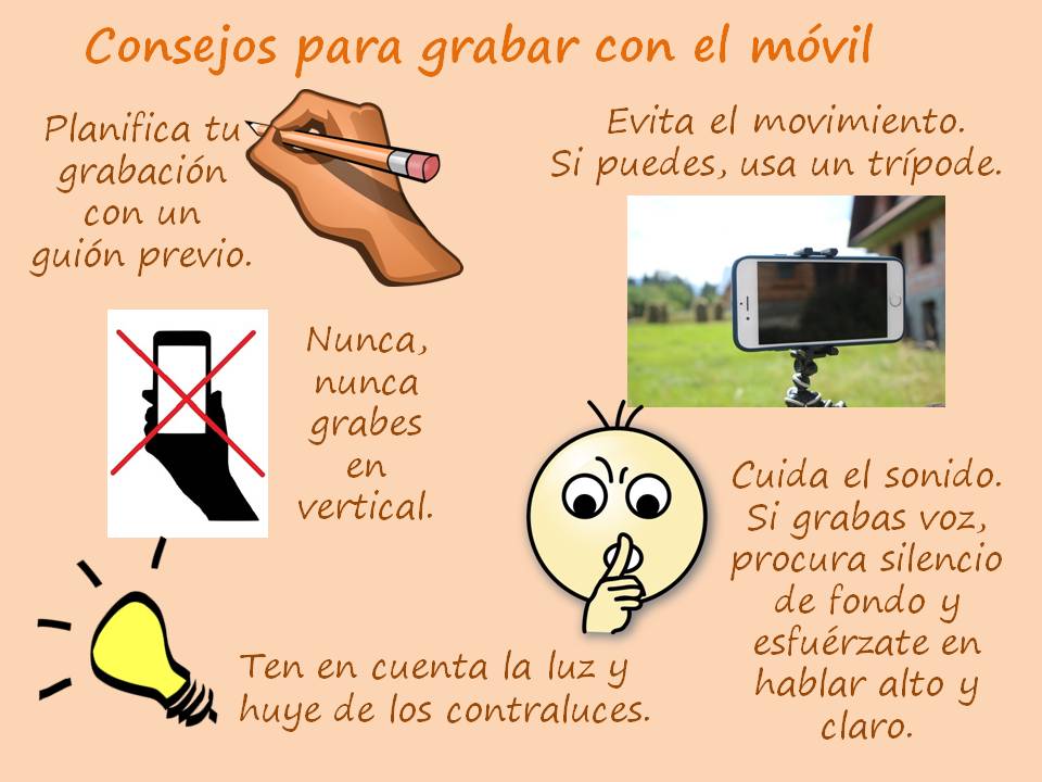Grabar móvil consejos Grabar móvil consejos
