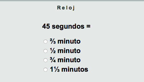 Conversión minutos Conversión minutos
