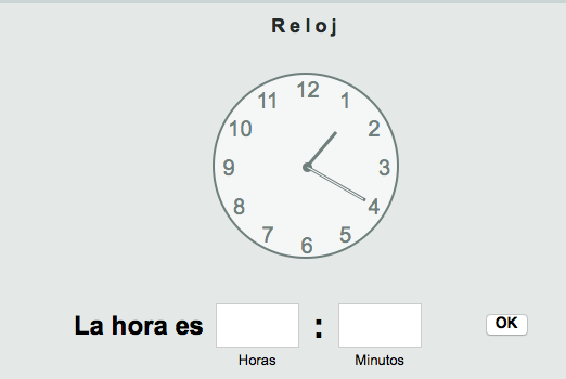Reloj sencillo