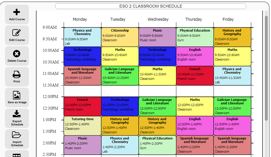 Add subjects Add subjects