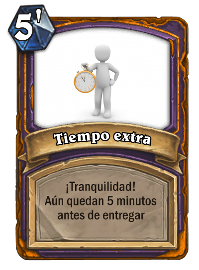 TIEMPO EXTRA EN EL EXAMEN