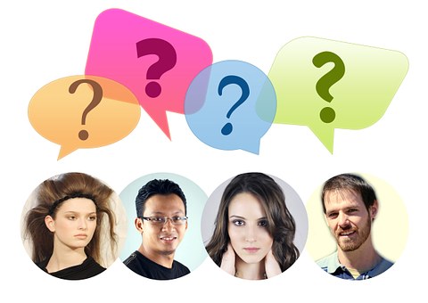 Des bulles et des personnes 