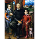 Retrato de familia, Minerva, Amilcare yido por u cangrexo Asdrubale Anguissola, 1557, Nivaagaard Museum. Wikipedia.org