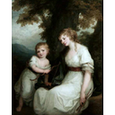 Juliane von Kriidener y su hijo Paul, 1786