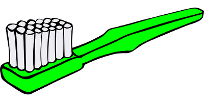 Imaxe: cepillo de dentes de cor verde