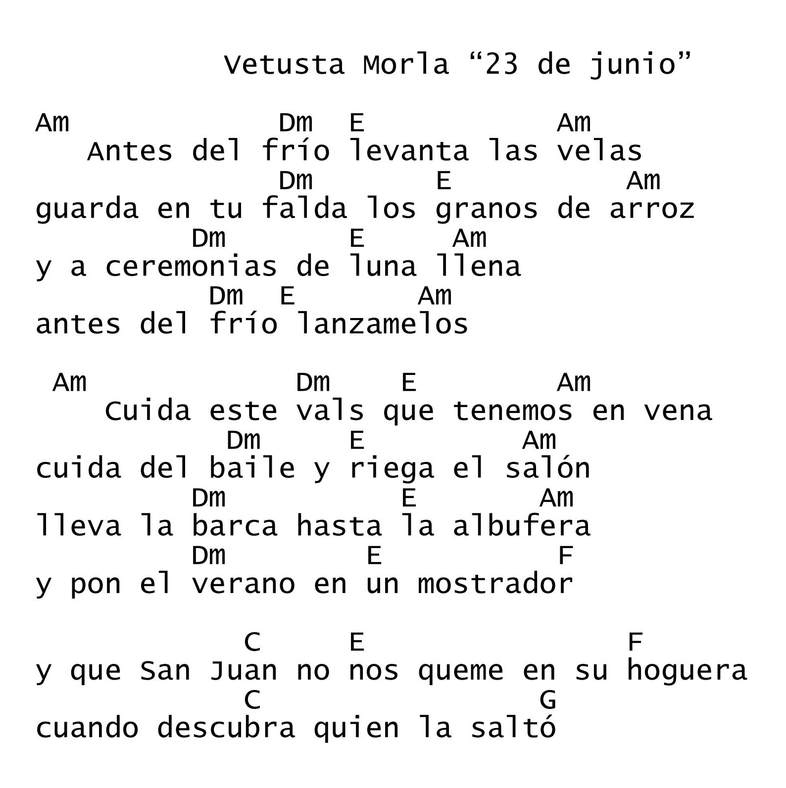 cancion