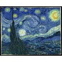 7. Starry night. Vincent Van Gogh