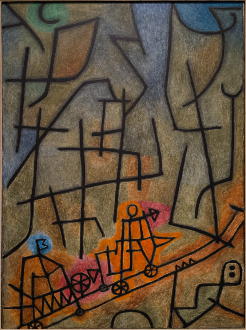 Paul Klee. Conquest of the mountain
