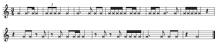 Partitura Escoita o vídeo