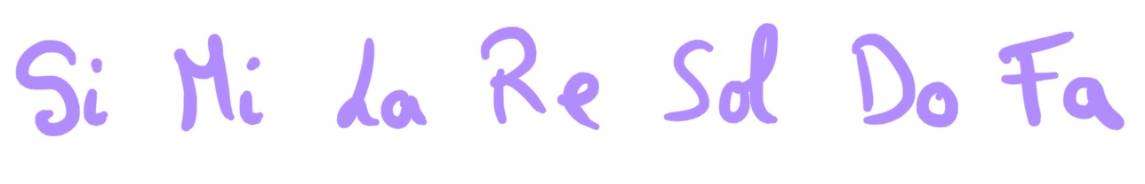 SI MI LA RE SOL DO FA