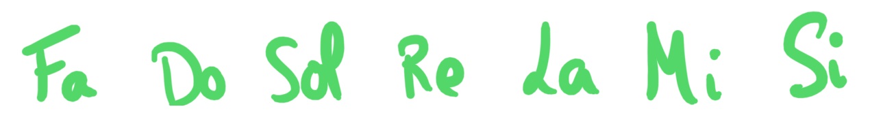 FA DO SOL RE LA MI SI