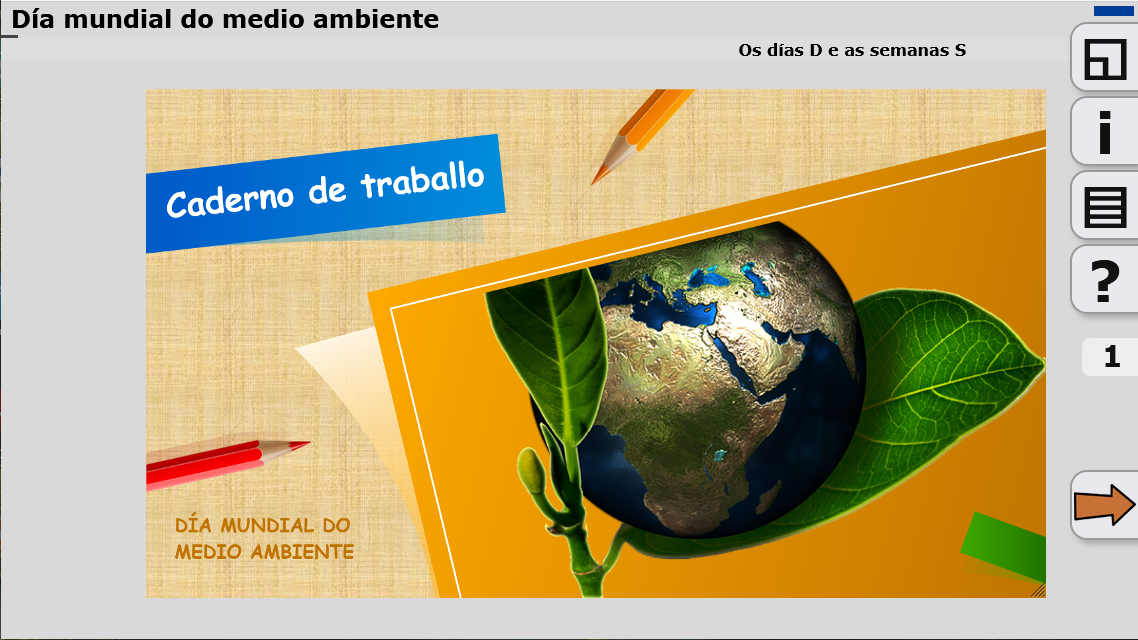 Portada do caderno sobre o Día Mundial do Medio Ambiente