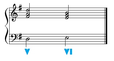 Dous acordes, V-VI