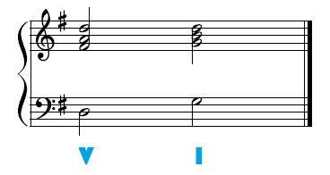 Dous acordes, V-I