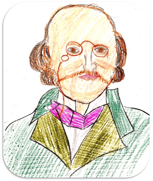 Retrato a man do compositor