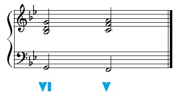 Dous acordes, VI-V
