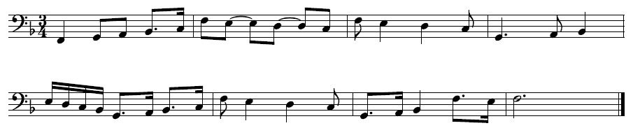 Con síncopes dobres