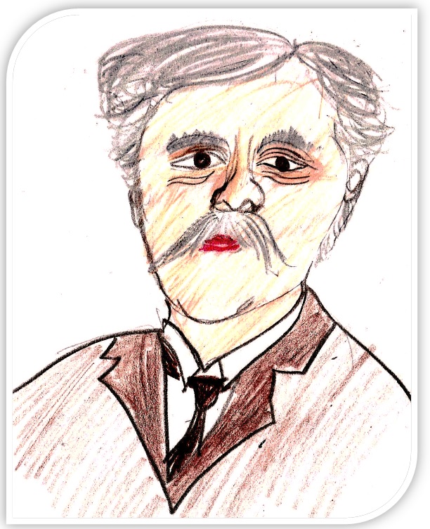 Retrato a man do compositor