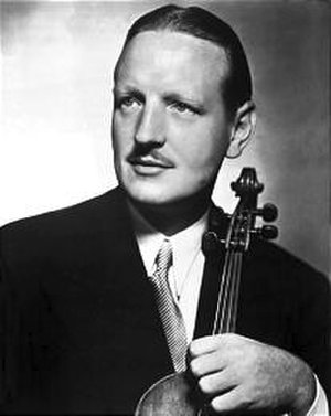 Fotografía do violista William Primrose