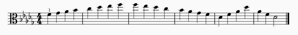partitura escala