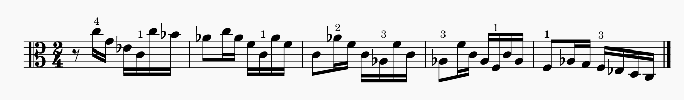 partitura preparación