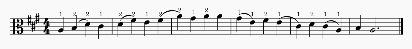 partitura escala