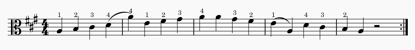 partitura escala