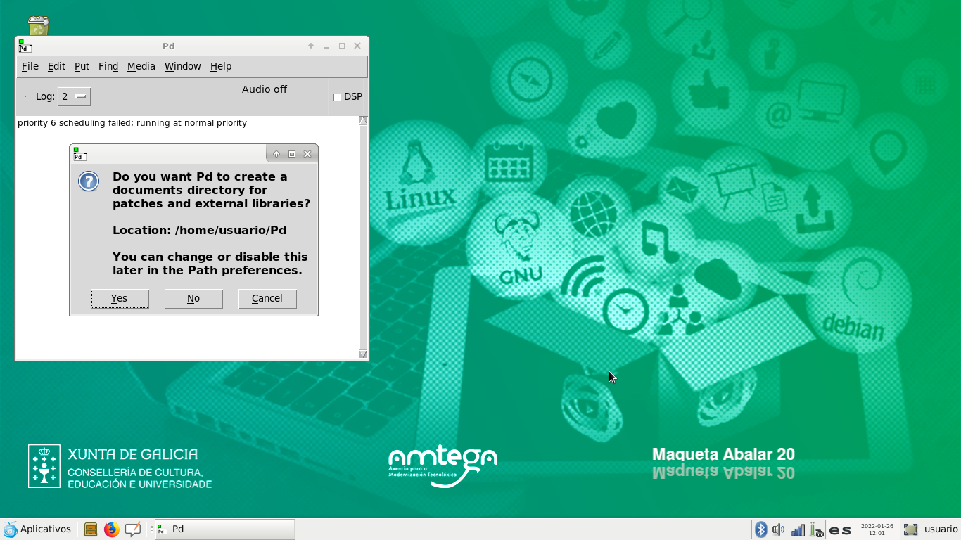 Instalación das librarias
