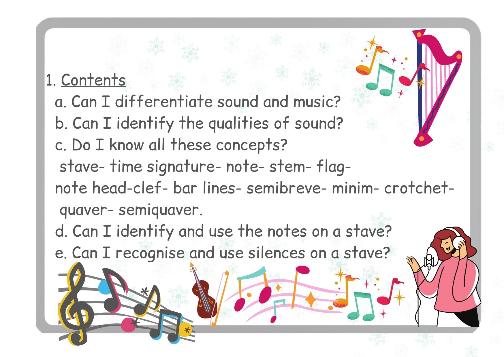 Reflection on content