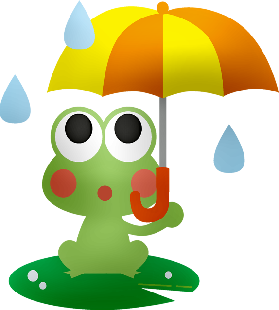 Debuxo de ra con paraugas