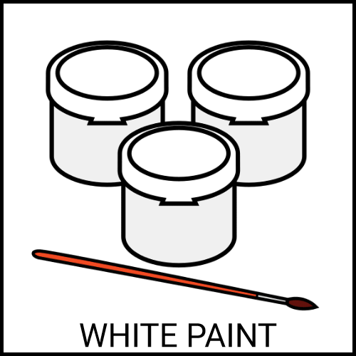 White paint
