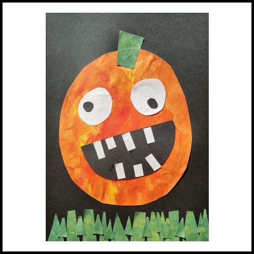 Finished collage pumpkin