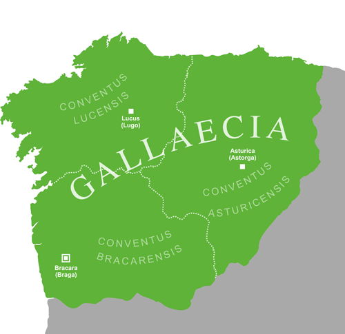 División de Gallaecia con Diocleciano