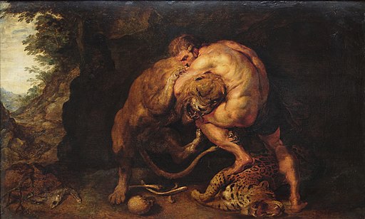 Heracles e o león de Nemea (Rubens)