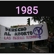 Despenalización do aborto en España, en supostos xustificados. Non é ata o 2010 cando aprobáse unha lei do aborto de forma voluntaria e sen xustificación ata as 14 semanas, con esto supoñe unha mellora sanitaria para as mulleres.