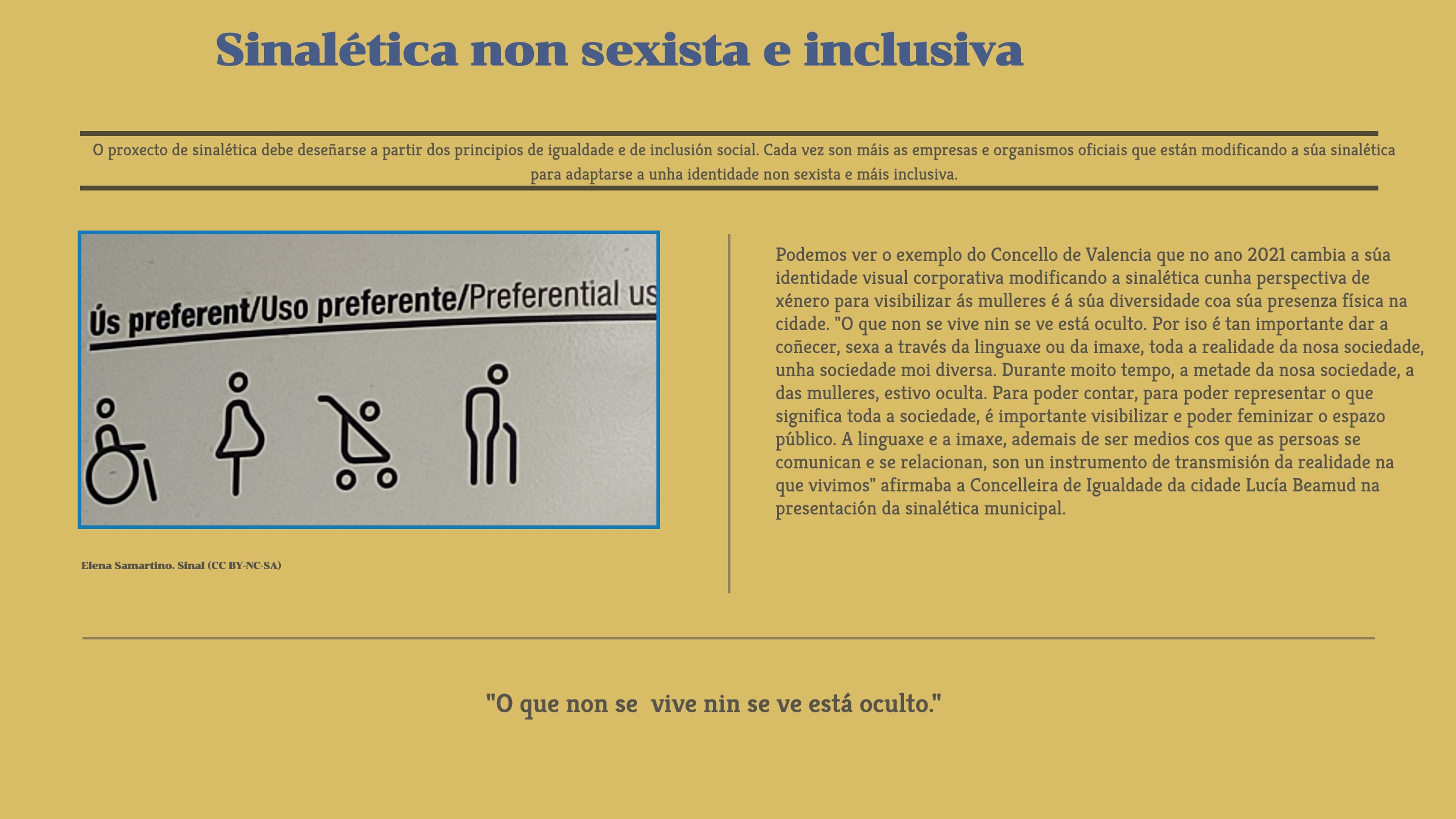 sinalética inclusiva