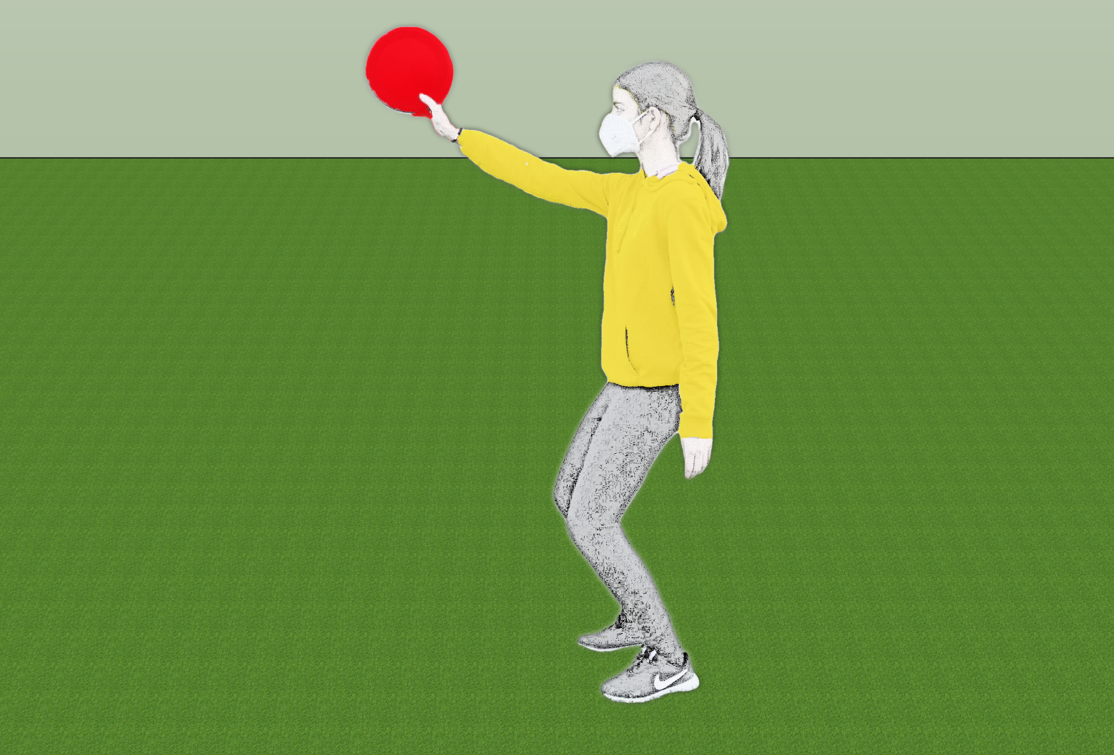 Facer malos pases, por exemplo en dirección ao chan.