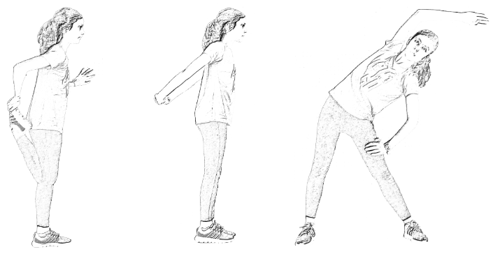 Realizar un bo quecemento. Como mínimo estirar brazos, pescozo e pernas.