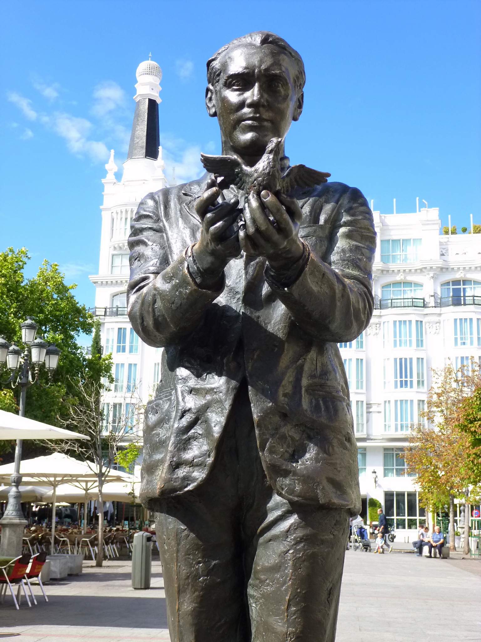 Monumento a Federico García Lorca, en Madrid