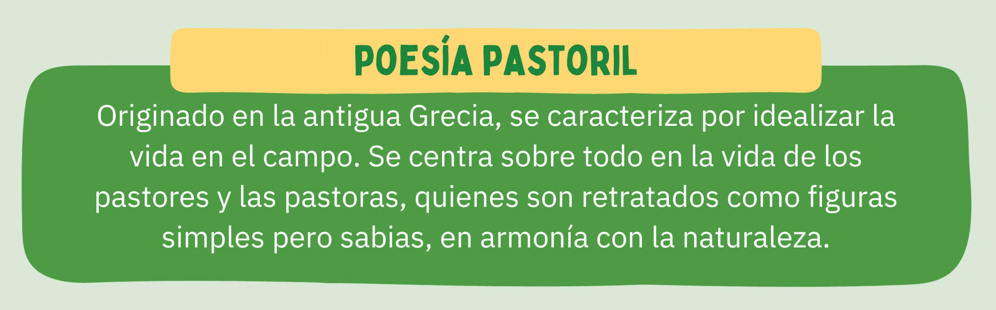 Literatura pastoril - Definición