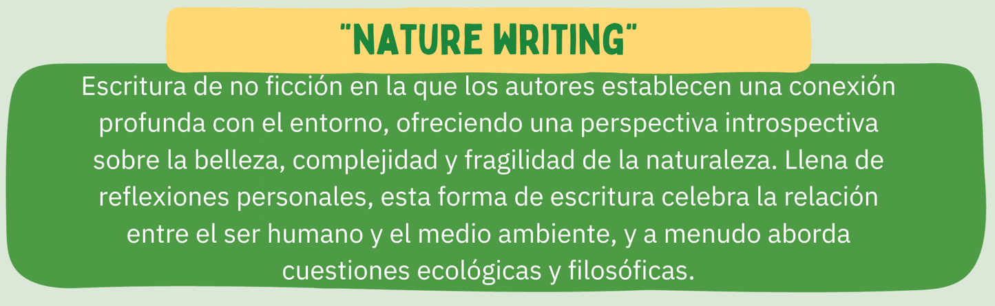 Definición de Nature Writing