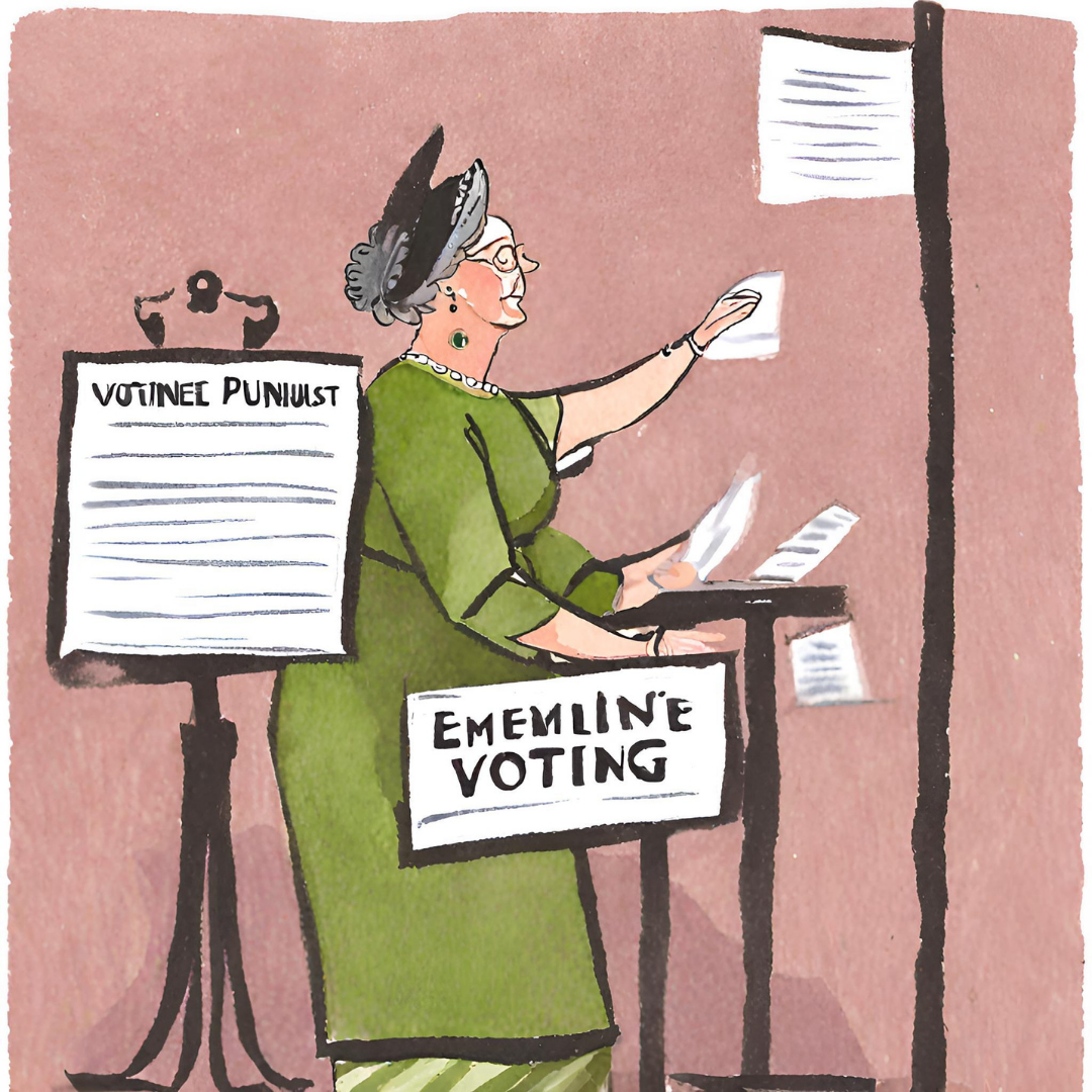 Emmeline Pankhurst drawing