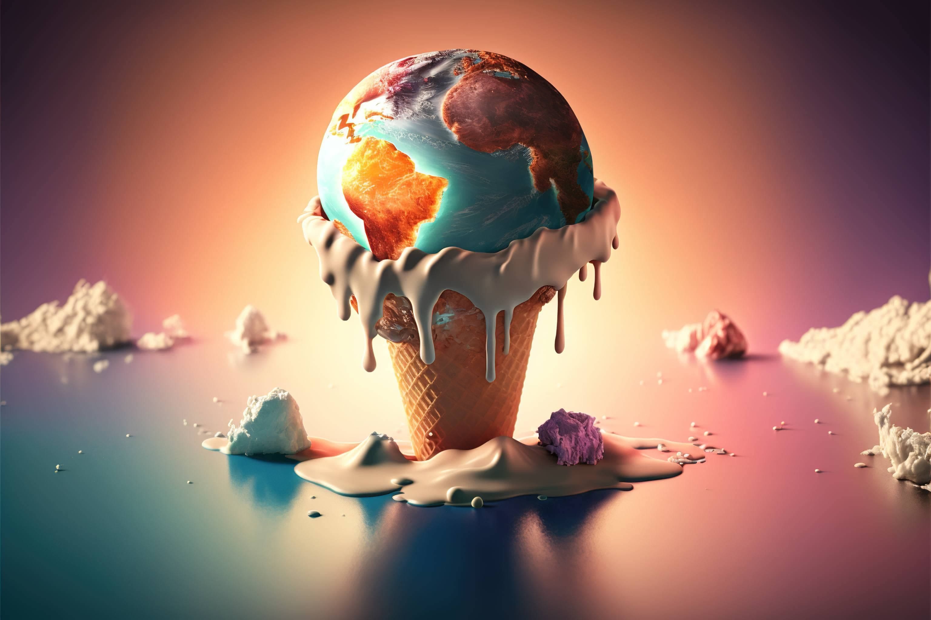 Earth melting down