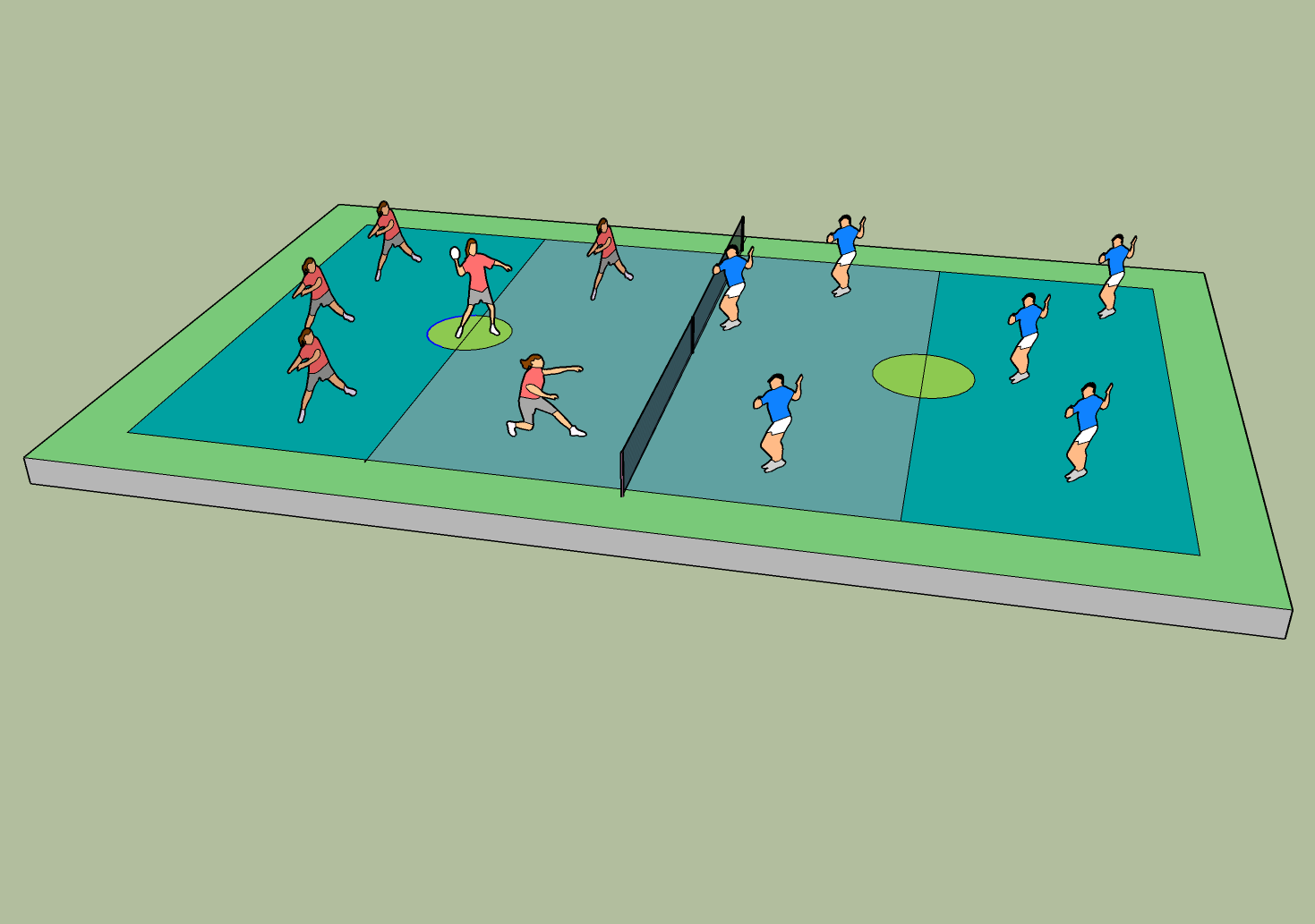 Rematar o saque do equipo contrario