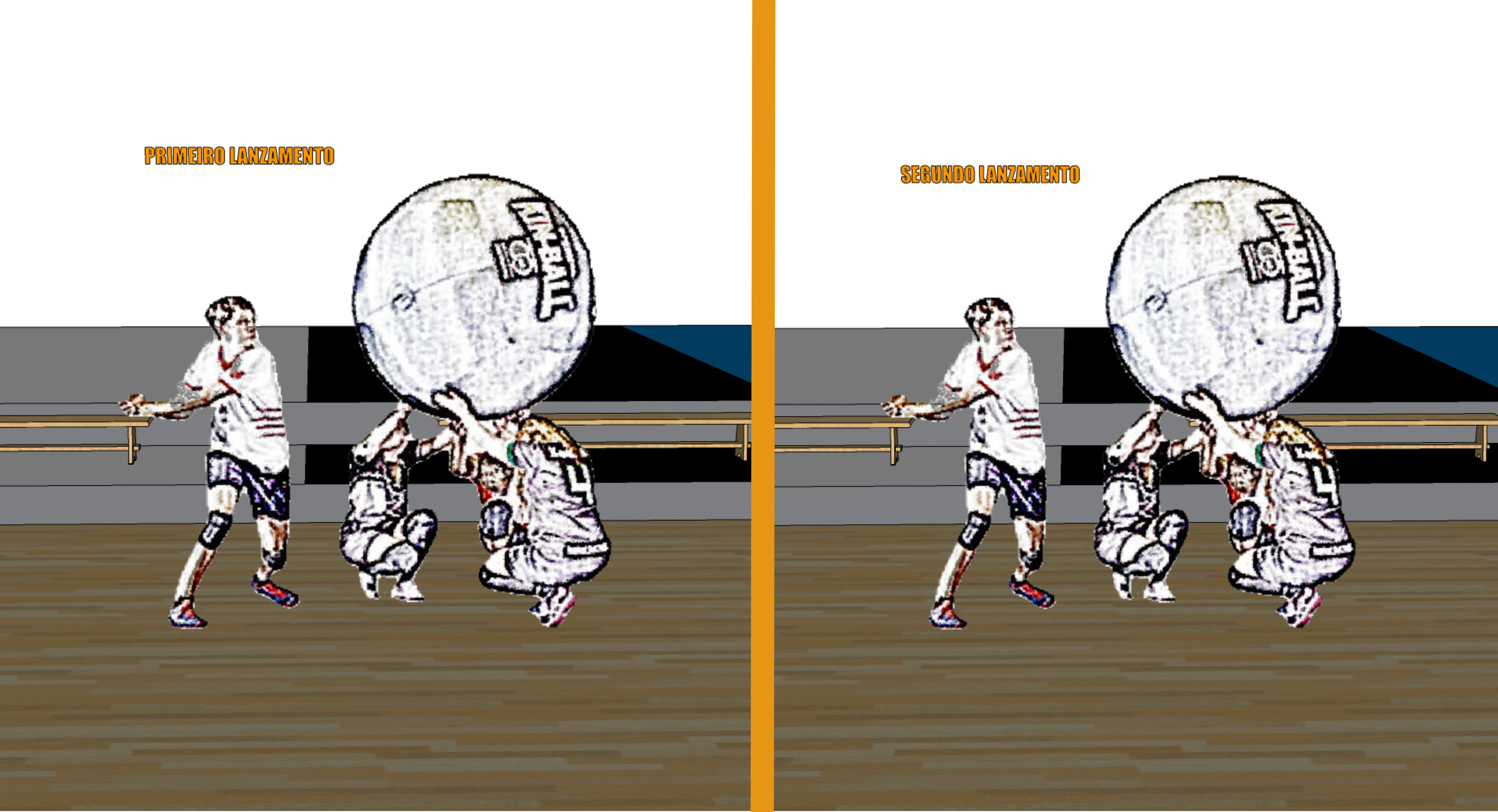 Lanzar ou golpear a pelota dúas veces consecutivas polo mesmo/a xogador/a